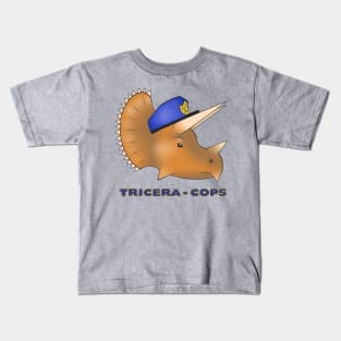 Triceracops Kids T-Shirt